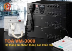 Hệ thống âm thanh thông báo khẩn cấp TOA VM-3000